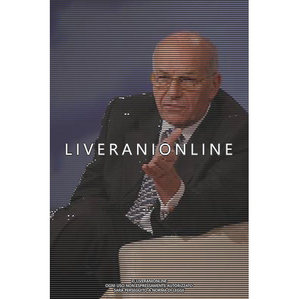 FAUSTO BERTINOTTI MILANO, 27/01/2008 TRASMISSIONE: \' CHE TEMPO CHE FA\' FOTO ANTONIO SORANO ag. Aldo Liverani sas