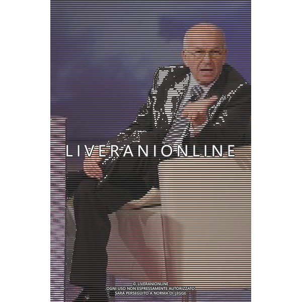 FAUSTO BERTINOTTI MILANO, 27/01/2008 TRASMISSIONE: \' CHE TEMPO CHE FA\' FOTO ANTONIO SORANO ag. Aldo Liverani sas