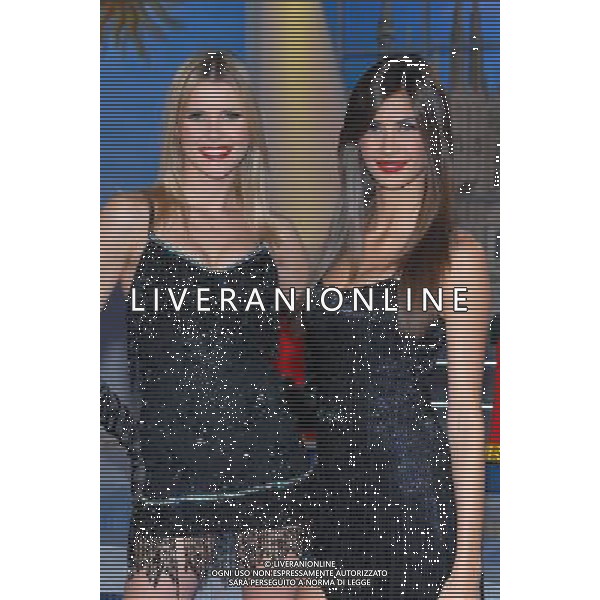 MELISSA SATTA E VERIDIANA MALLMANN LE VELINE - TRASMISSIONE TELEVISIVA \'STRISCIA LA NOTIZIA\' 15/01/2008 PH AGENZIA ALDO LIVERANI SAS