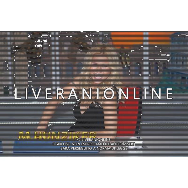 MICHELLE HUNZIKER - TRASMISSIONE TELEVISIVA \'STRISCIA LA NOTIZIA\' 15/01/2008 PH AGENZIA ALDO LIVERANI SAS