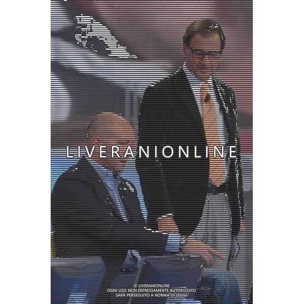 massimo de luca, walter zenga - Trasmissione Televisiva \'La domenica sportiva\' - Milano 27-01-2008 ph Agenzia Aldo Liverani sas 