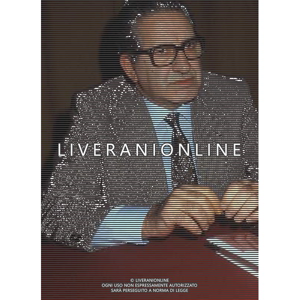 Giulio Nascimbeni Giornalista - 1987 ph archivio Ag. Aldo Liverani sas