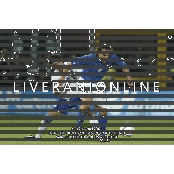 Reggio Calabria 11/10/2003 Italia-Arzebaijan qualificazioni Euro 2004 nella foto Vieri Christian e Kerimov* Agenzia Aldo liverani