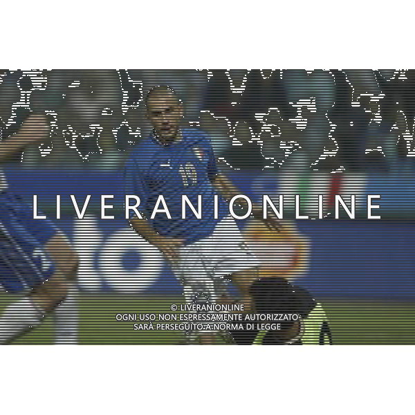 Reggio Calabria 11/10/2003 Italia-Arzebaijan qualificazioni Euro 2004 nella foto Marco Di Vaio* Agenzia Aldo liverani