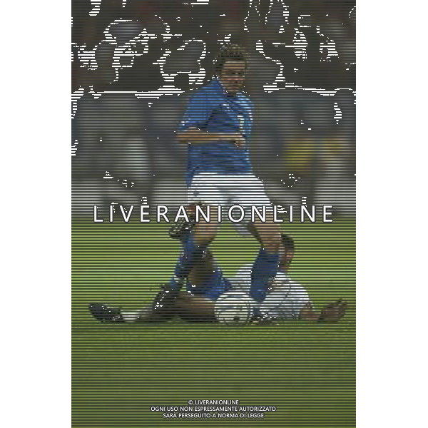 Reggio Calabria 11/10/2003 Italia-Arzebaijan qualificazioni Euro 2004 nella foto Oddo Massimo* Agenzia Aldo liverani