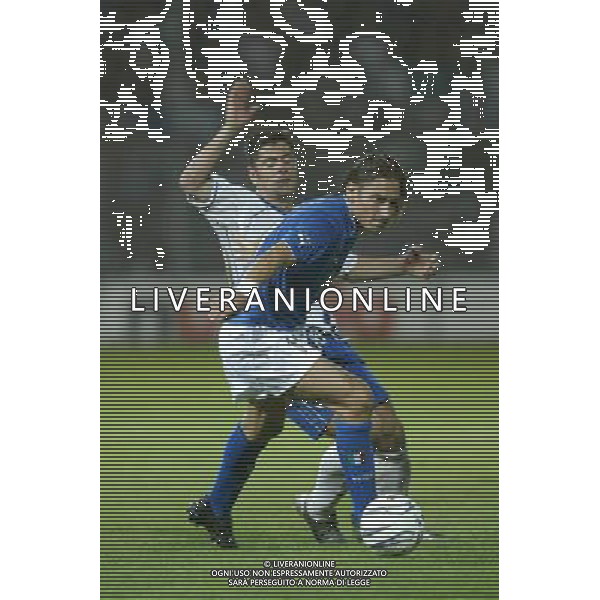 Reggio Calabria 11/10/2003 Italia-Arzebaijan qualificazioni Euro 2004 nella foto Totti Francesco* Agenzia Aldo liverani
