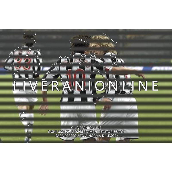 Juventus Inter Coppa Italia Tim Cup 2007/2008 30-01-2008 Torino Nella foto: esultanza dopo il gol su punizione di alessandro del piero del 1-1 con pavel nedved ©Manuela Viganti/Press Photo/Ag. Aldo Liverani sas