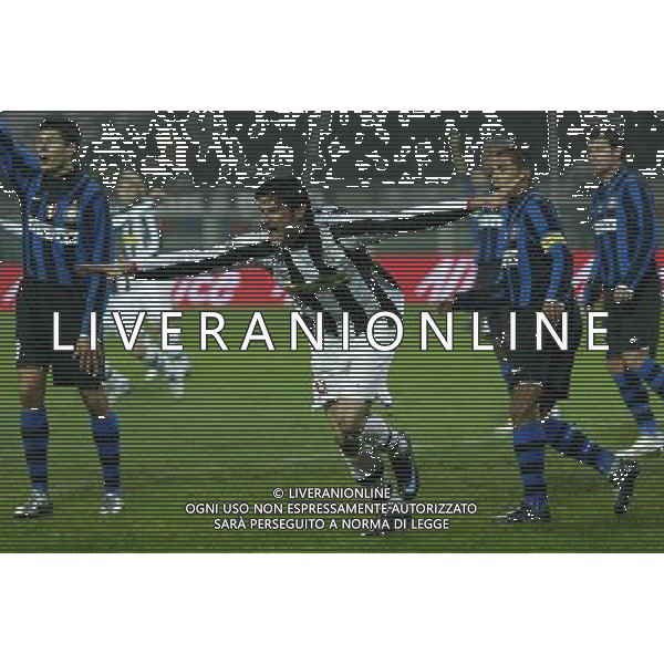 Juventus Inter Coppa Italia Tim Cup 2007/2008 30-01-2008 Torino Nella foto: esultanza dopo il gol di vincenzo Iaquinta del 2-1 ©Manuela Viganti/Press Photo/Ag. Aldo Liverani sas