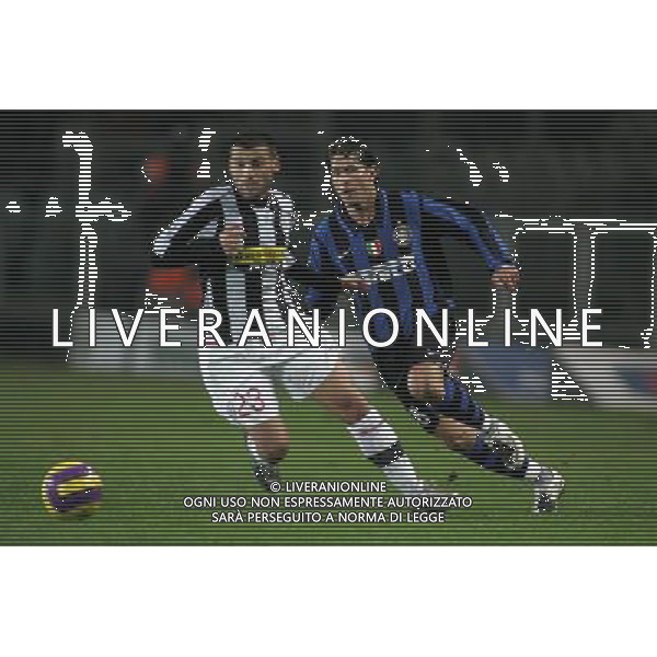 Juventus Inter Coppa Italia Tim Cup 2007/2008 30-01-2008 Torino Nella foto: antonio nocerino e maxwel ©Manuela Viganti/Press Photo/Ag. Aldo Liverani sas