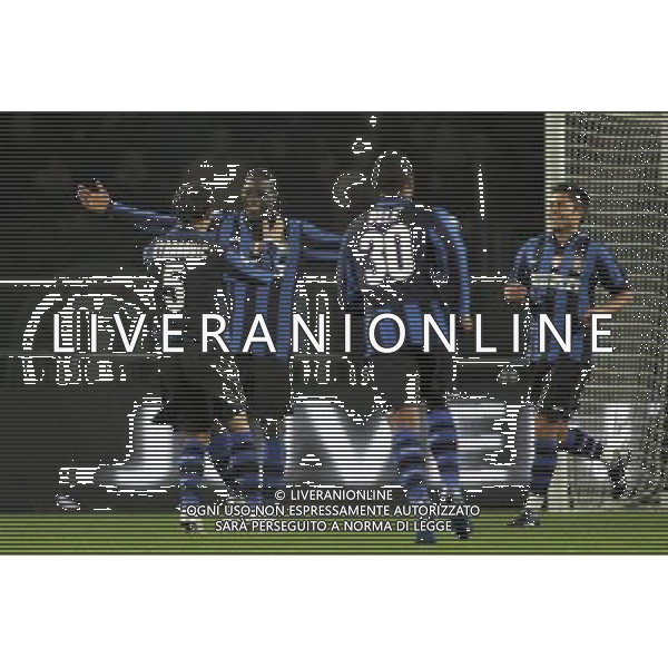 Juventus Inter Coppa Italia Tim Cup 2007/2008 30-01-2008 Torino Nella foto: esultanza dopo il secondo gol di balotelli del 2-3 ©Manuela Viganti/Press Photo/Ag. Aldo Liverani sas