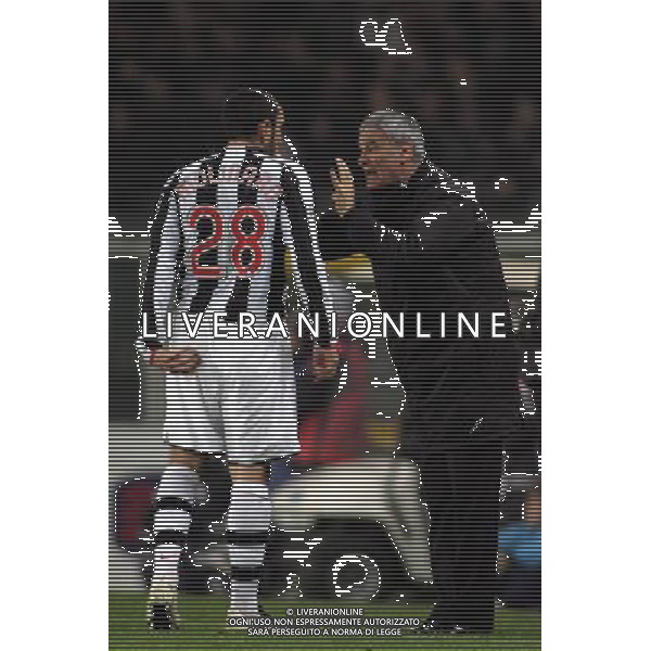 ©Alessandro Falzone/Press Photo 31-01-2008 Torino Sport Calcio Juventus Inter Coppa Italia 2007 2008 Nella foto: Ranieri e Molinaro ag aldo liverani