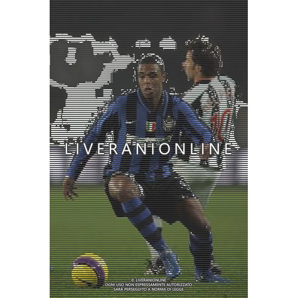 ©Alessandro Falzone/Press Photo 31-01-2008 Torino Sport Calcio Juventus Inter Coppa Italia 2007 2008 Nella foto: Pel Vitor ag aldo liverani