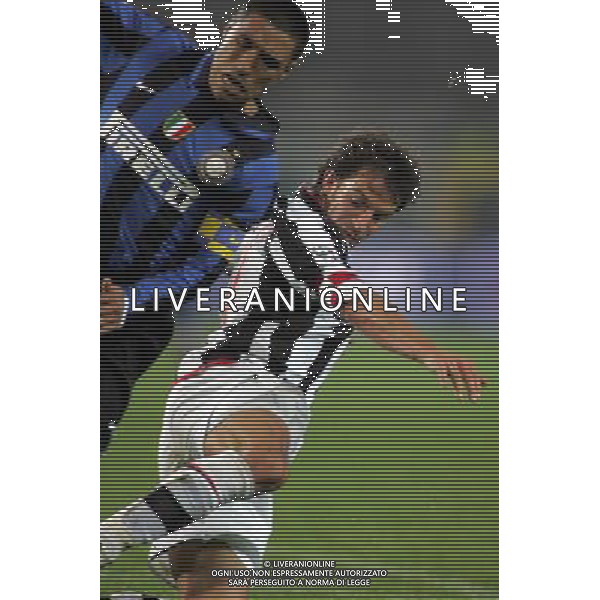 ©Alessandro Falzone/Press Photo 31-01-2008 Torino Sport Calcio Juventus Inter Coppa Italia 2007 2008 Nella foto: Del Piero e Cordoba ag aldo liverani