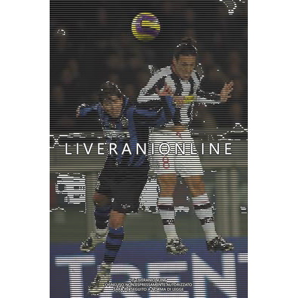 ©Alessandro Falzone/Press Photo 31-01-2008 Torino Sport Calcio Juventus Inter Coppa Italia 2007 2008 Nella foto: Camoranesi e Maxwell ag aldo liverani