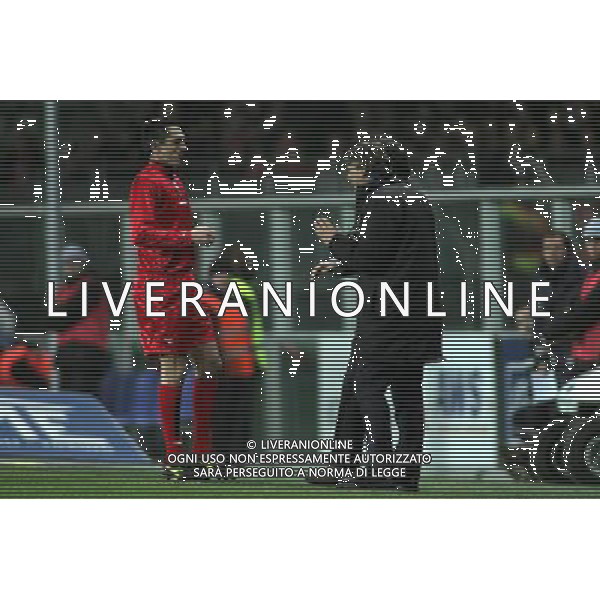 ©Alessandro Falzone/Press Photo 31-01-2008 Torino Sport Calcio Juventus Inter Coppa Italia 2007 2008 Nella foto: Saccani e Mancini ag aldo liverani