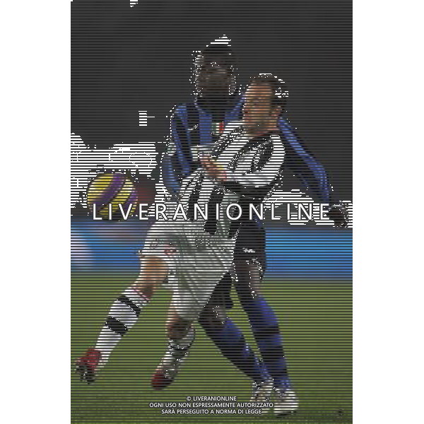 ©Alessandro Falzone/Press Photo 31-01-2008 Torino Sport Calcio Juventus Inter Coppa Italia 2007 2008 Nella foto: Birindelli e Balotelli ag aldo liverani