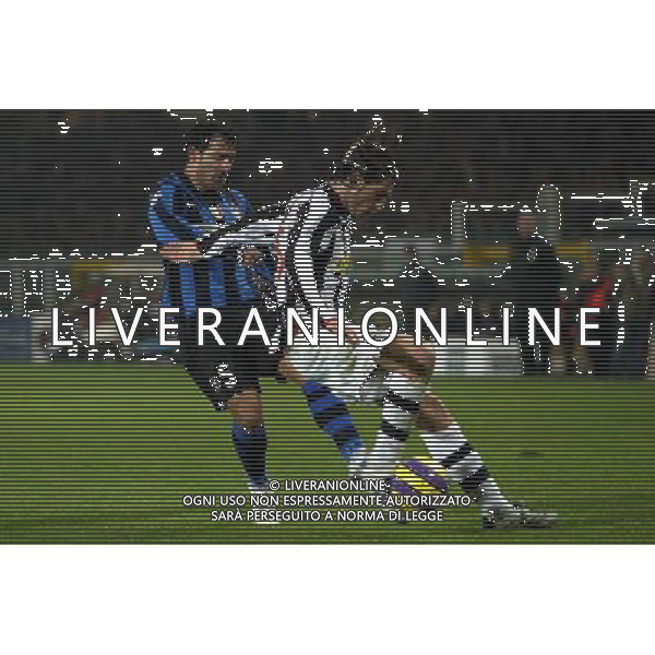©Alessandro Falzone/Press Photo 31-01-2008 Torino Sport Calcio Juventus Inter Coppa Italia 2007 2008 Nella foto: Stendardo e Stankovic ag aldo liverani