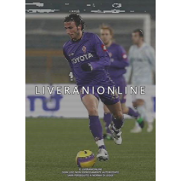 Roma - Stadio Olimpico - 24 / 01 / 2008 - TIM CUP 2007/2008 Quarti di finale andata - Lazio Vs Fiorentina (2-1) - nella foto: Giampaolo PAZZINI ph Corradetti / ag. Aldo Liverani