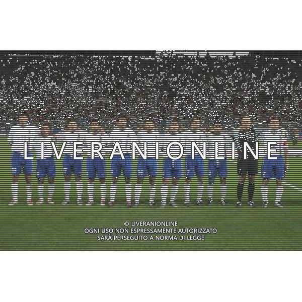 Reggio Calabria 11/10/2003 Italia-Arzebaijan qualificazioni Euro 2004 nella foto la formazione arzebaijan* Agenzia Aldo liverani