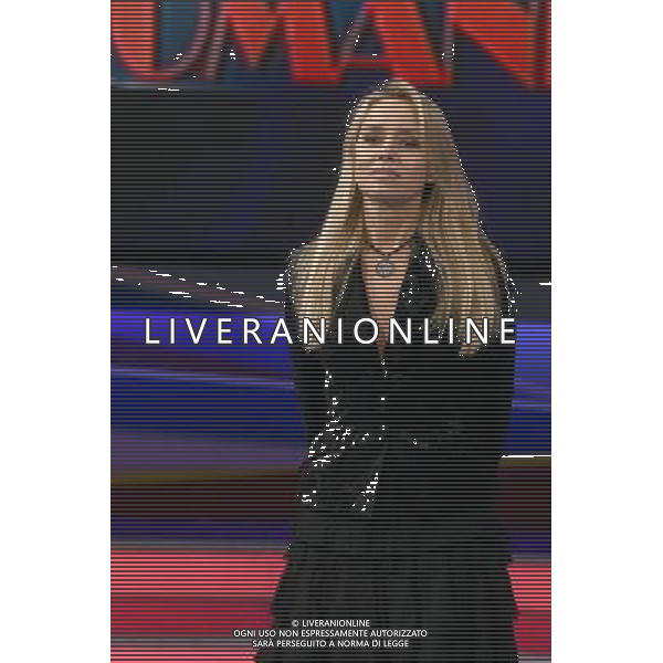 ROMA 01 02 2008 TRASMISSIONE TELEVISIVA \'DOMENICA IN \' NELLA FOTO GLORIA GUIDA AG ALDO LIVERANI
