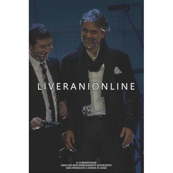 FABIO FAZIO - ANDREA BOCELLI MILANO, 02/02/2008 TRASMISSIONE: \' CHE TEMPO CHE FA\' FOTO ANTONIO SORANO - AG. ALDO LIVERANI SAS