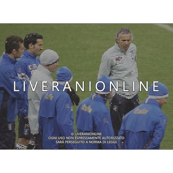 Raduno e Allenamento della Nazionale Italiana a Milano 04/02/2008 nella foto roberto donadoni ph Luzzani/Ag. Aldo liverani sas 