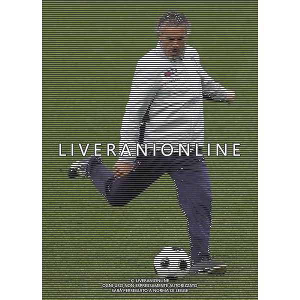 Raduno e Allenamento della Nazionale Italiana a Milano 04/02/2008 nella foto roberto donadoni ph Luzzani/Ag. Aldo liverani sas 