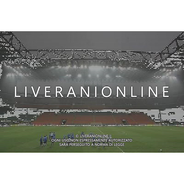 Raduno e Allenamento della Nazionale Italiana a Milano 04/02/2008 nella foto una veduta panoramica dello stadio meazza di san siro ph Luzzani/Ag. Aldo liverani sas 