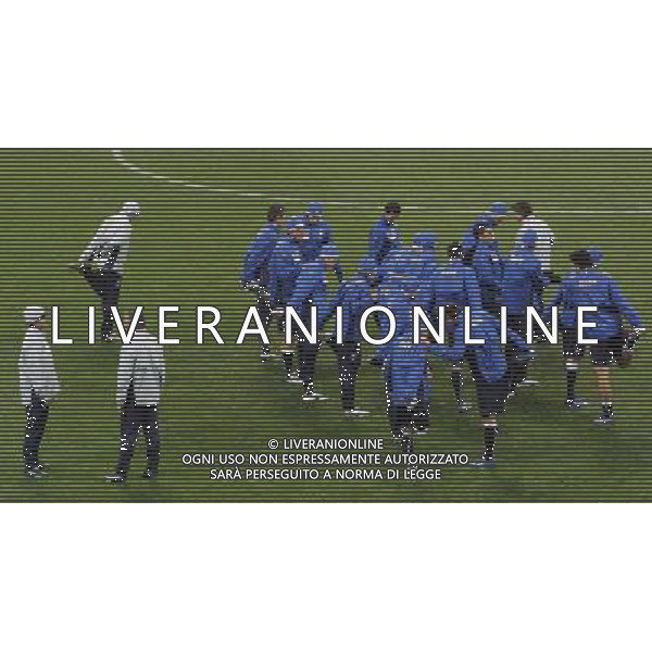 Raduno e Allenamento della Nazionale Italiana a Milano 04/02/2008 nella foto allenamento di gruppo ph Luzzani/Ag. Aldo liverani sas 