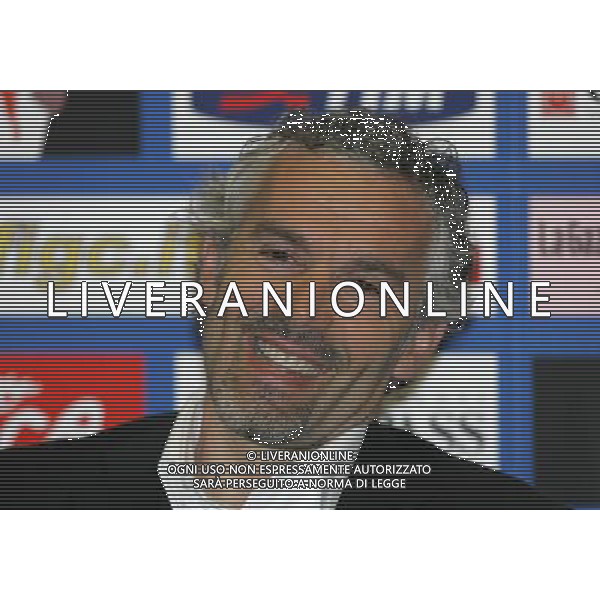 Raduno e Allenamento della Nazionale Italiana a Milano 04/02/2008 nella foto roberto donadoni in conferenza stampa ph Luzzani/Ag. Aldo liverani sas 