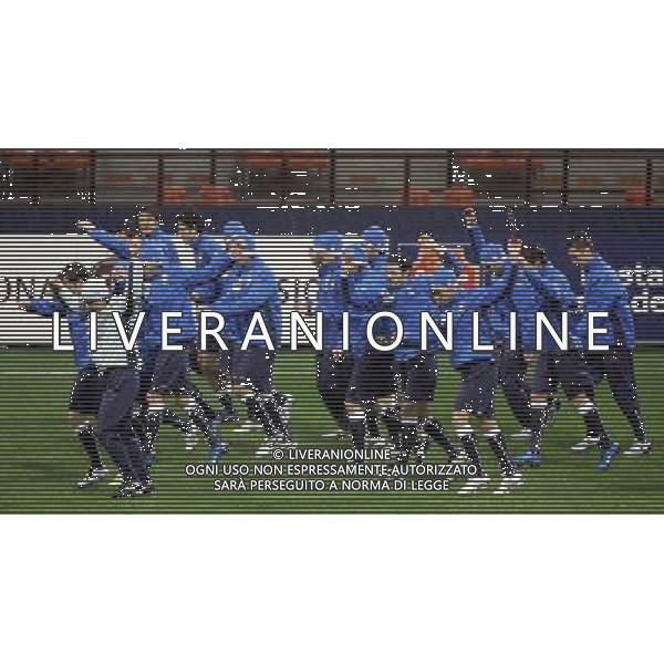 Milano 04-02-2008 raduno e allenamento nazionale italiana di calcio stadio g. meazza a s. siro nella foto gruppo in allenamento ph marco luzzani/ag aldo liverani s.a.s. 