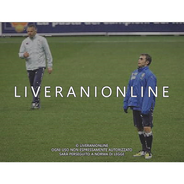 Milano 04-02-2008 raduno e allenamento nazionale italiana di calcio stadio g. meazza a s. siro nella foto fabio cannavaro e roberto donadoni ph marco luzzani/ag aldo liverani s.a.s. 