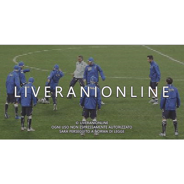 Milano 04-02-2008 raduno e allenamento nazionale italiana di calcio stadio g. meazza a s. siro nella foto gruppo in allenamento ph marco luzzani/ag aldo liverani s.a.s. 