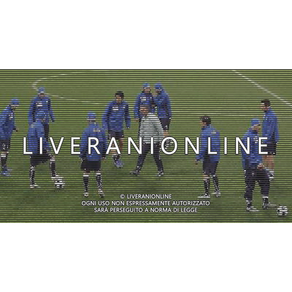 Milano 04-02-2008 raduno e allenamento nazionale italiana di calcio stadio g. meazza a s. siro nella foto gruppo in allenamento ph marco luzzani/ag aldo liverani s.a.s. 