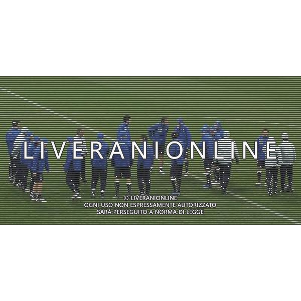 Milano 04-02-2008 raduno e allenamento nazionale italiana di calcio stadio g. meazza a s. siro nella foto gruppo in allenamento ph marco luzzani/ag aldo liverani s.a.s. 