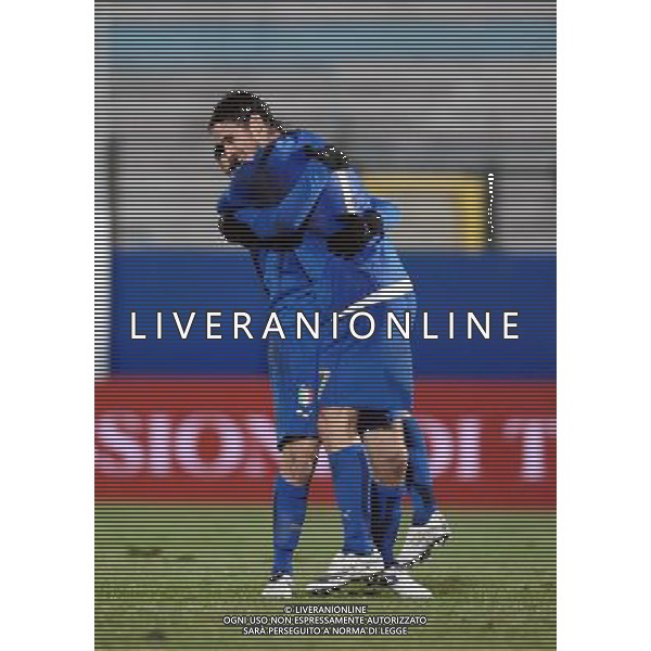 Italia-Olanda Gara Amichevole Nazionale Olimpica Ferrara - 05.02.2008 Nella Foto: esultanza dopo il gol di Osvaldo Ph.Vitez-Ag. Aldo Liverani