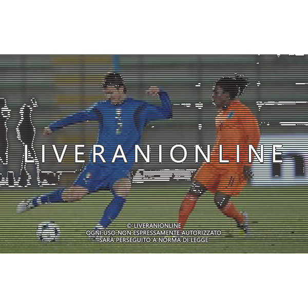 Italia-Olanda Gara Amichevole Nazionale Olimpica Ferrara - 05.02.2008 Nella Foto: Motta-Drenthe Ph.Vitez-Ag. Aldo Liverani