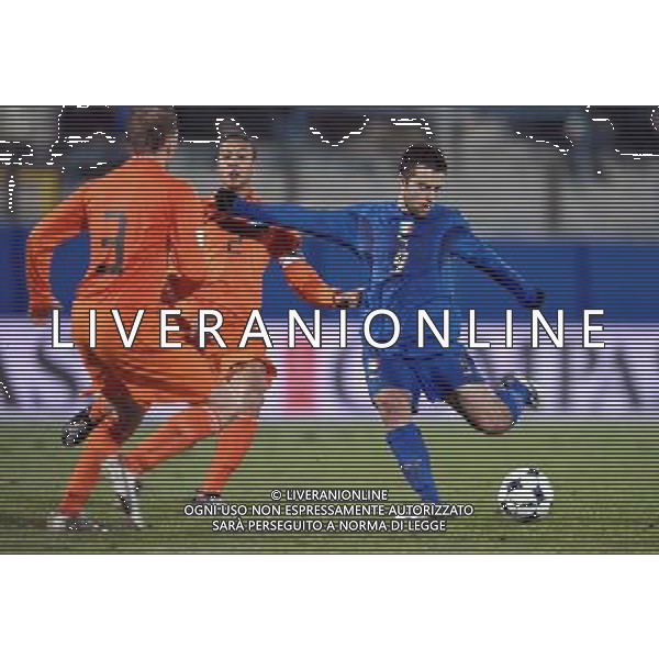 Italia-Olanda Gara Amichevole Nazionale Olimpica Ferrara - 05.02.2008 Nella Foto: il gol di giuseppe Rossi Ph.Vitez-Ag. Aldo Liverani