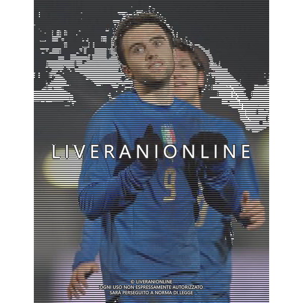 Italia-Olanda Gara Amichevole Nazionale Olimpica Ferrara - 05.02.2008 Nella Foto: esultanza dopo il gol di giuseppe Rossi Ph.Vitez-Ag. Aldo Liverani