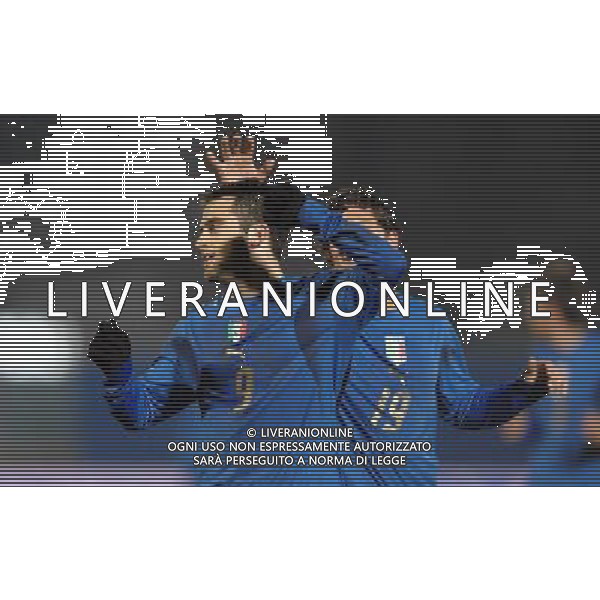 Italia-Olanda Gara Amichevole Nazionale Olimpica Ferrara - 05.02.2008 Nella Foto: esultanza dopo il gol di giuseppe Rossi Ph.Vitez-Ag. Aldo Liverani