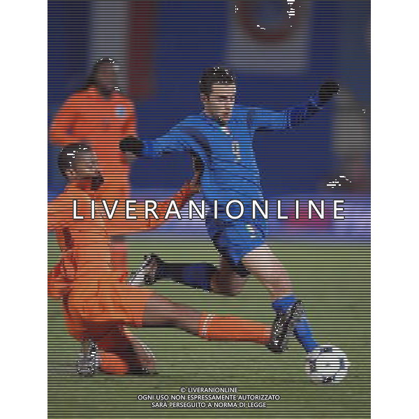 Italia-Olanda Gara Amichevole Nazionale Olimpica Ferrara - 05.02.2008 Nella Foto: Giuseppe Rossi Ph.Vitez-Ag. Aldo Liverani