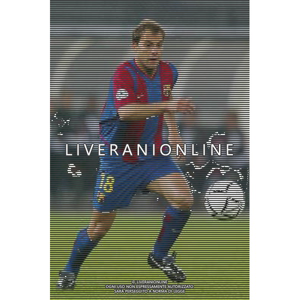 TORINO 09/04/2003 JUVENTUS - BARCELLONA CHAMPIONS LEAGUE NELLA FOTO: GABRI AGENZIA ALDO LIVERANI 
