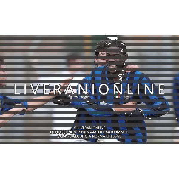 Inter - Cisco Roma 60a Coppa Carnevale Torneo di Viareggio 2008 Ponsacco(FI) - 06.02.2008 Nella Foto: esultanza di Mario Balotelli dopo il secondo gol Ph.Vitez/Ag. Aldo Liverani Sas