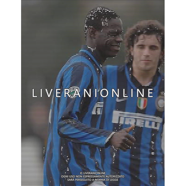 Inter - Cisco Roma 60a Coppa Carnevale Torneo di Viareggio 2008 Ponsacco(FI) - 06.02.2008 Nella Foto: esultanza dopo il primo gol di Mario Balotelli Ph.Vitez/Ag. Aldo Liverani Sas