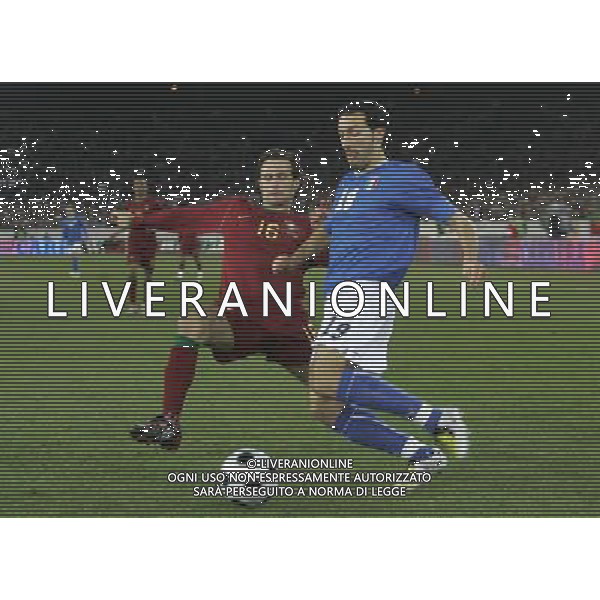 Italia - Portogallo amichevole Zurigo 06/02/2008 nella foto gianluca zambrotta e ricardo carvalho ph luzzani/Ag. Aldo Liverani sas