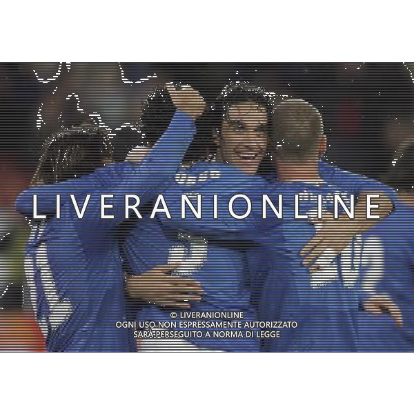 Italia - Portogallo amichevole Zurigo 06/02/2008 nella foto esultanza dopo il gol di luca toni del 1-0 ph luzzani/Ag. Aldo Liverani sas