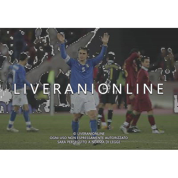 Italia - Portogallo amichevole Zurigo 06/02/2008 nella foto esultanza di fabio cannavaro a fine gara ph luzzani/Ag. Aldo Liverani sas
