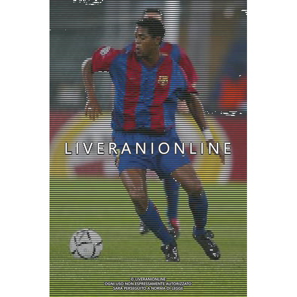 TORINO 09/04/2003 JUVENTUS - BARCELLONA CHAMPIONS LEAGUE NELLA FOTO: KLUIVERT AGENZIA ALDO LIVERANI 