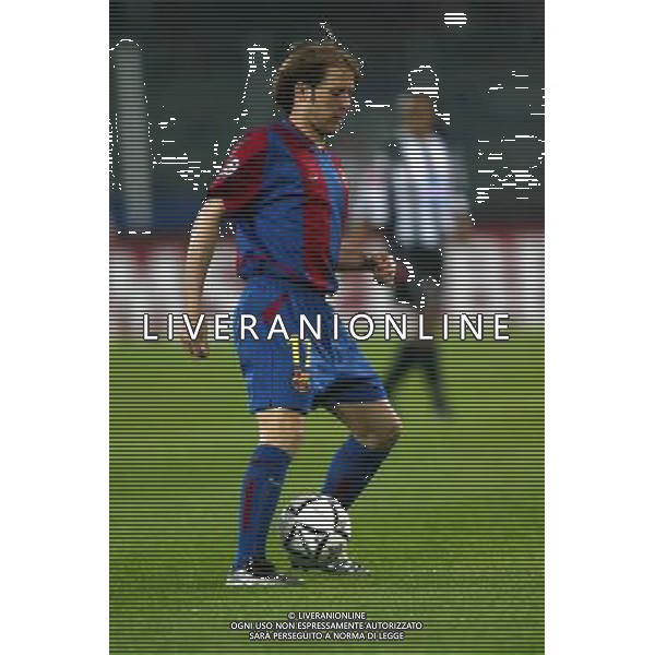TORINO 09/04/2003 JUVENTUS - BARCELLONA CHAMPIONS LEAGUE NELLA FOTO: MENDIETA AGENZIA ALDO LIVERANI 
