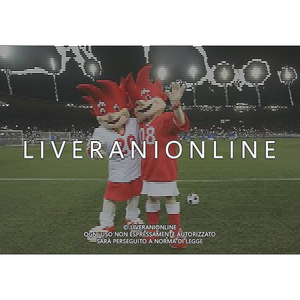 Zurigo (CH) 06-02-2008 amichevole preparazione euro 2008 italia-portogallo 3 : 1 nella foto le mascotte di euro 2008 ph marco luzzani/ag aldo liverani s.a.s.